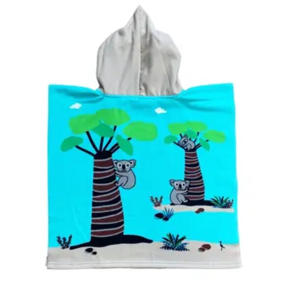 Kids Koala Beach Poncho - Picture 1 of 1